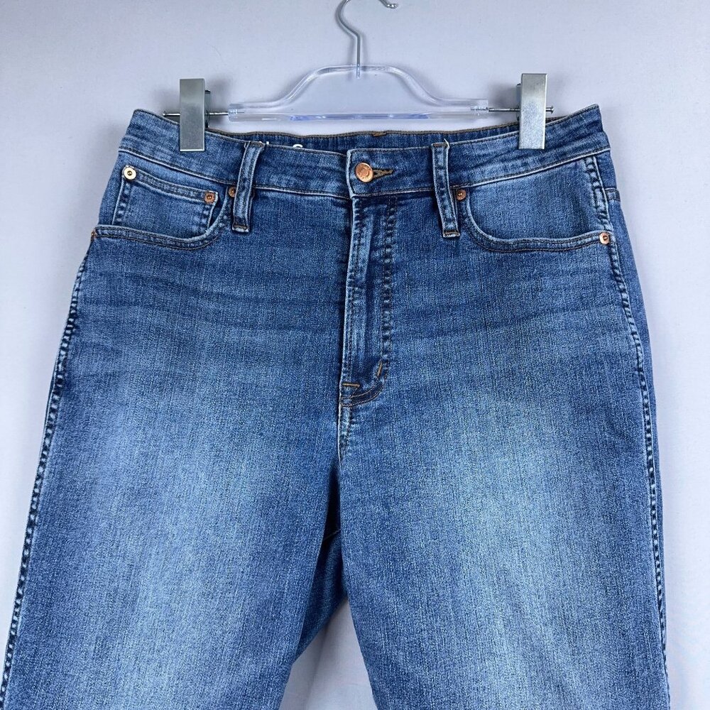 J Crew Vintage Slim Straight Leg Jeans Womens Size 31 High Rise Medium Wash Blue - Picture 4 of 12